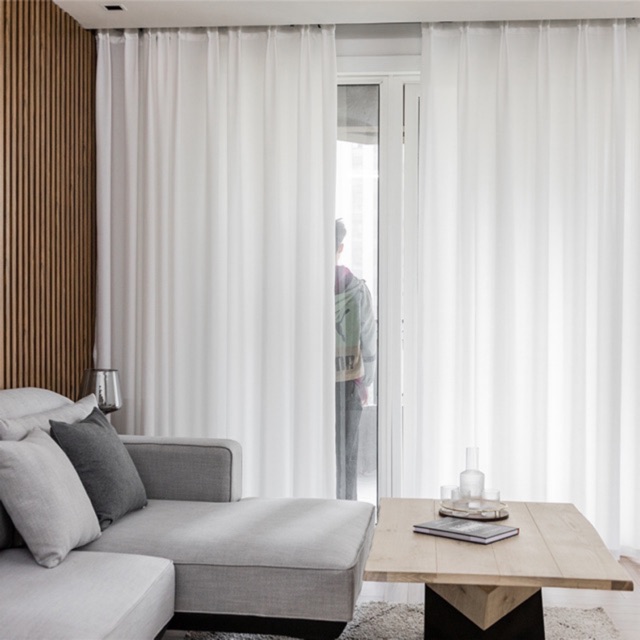 Bedroom Window Velvet Curtain 7ft, White Luxury Curtains For Living Room