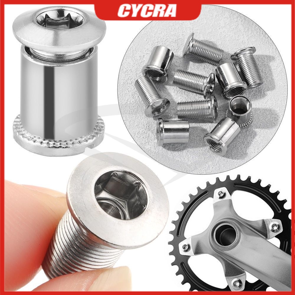 5Pair Bike Chainring Bolts MTB Plate Screws Monoplate Or Double Or Three Plate Crank Bolts