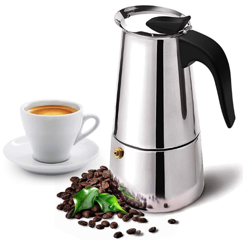 Best Quality Moka Pot Stainless Steel Coffee Maker Pot Mocha Espresso