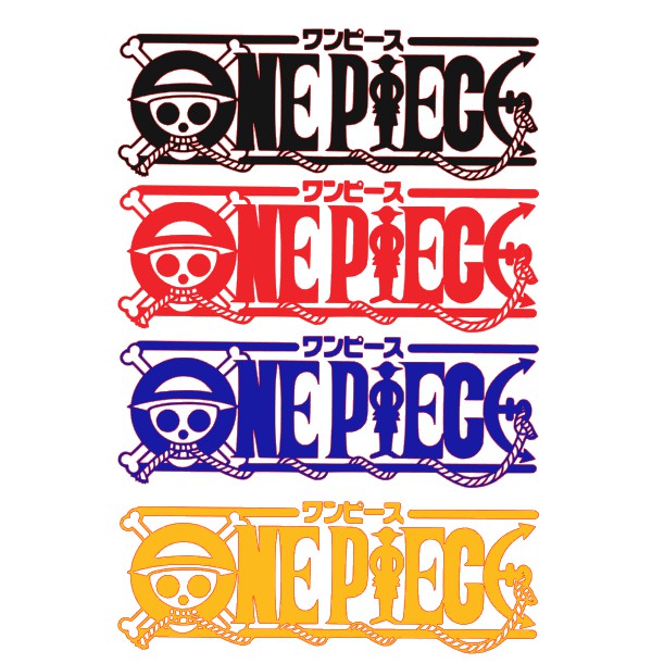 One Piece Logo Cutout Stickers Vinyl Shopee Philippines
