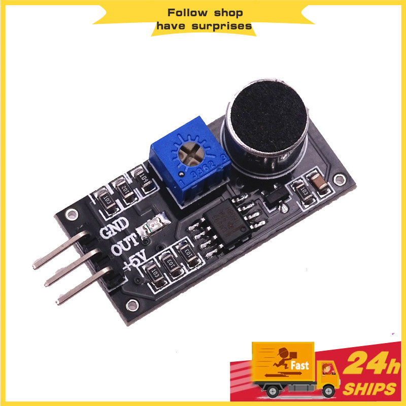 Sound Detection Sensor Module LM393 For Arduino Para Som Capacitor ...