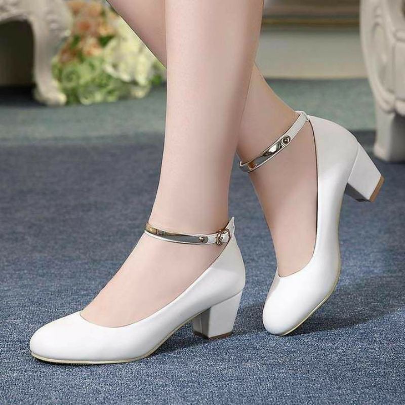 Casual White Closed Toe Shoes | Shopee Philippines