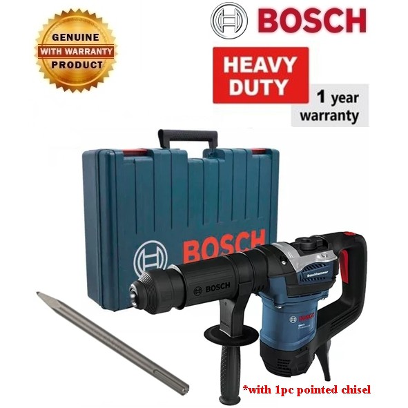 BOSCH GSH 5 Professional 5kg Demolition Hammer [1PC Pointed Chisel Bit