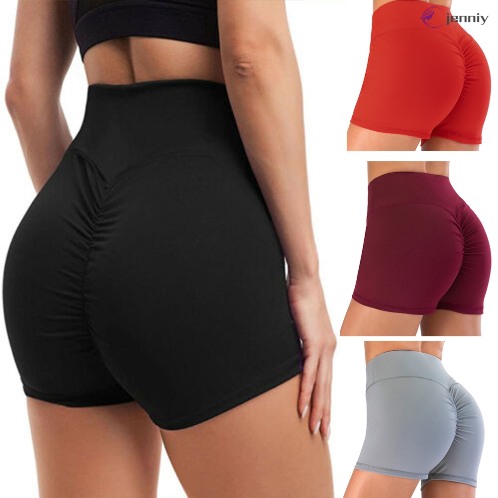 high waisted hot yoga shorts