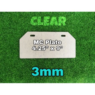 MC plate 4.25”x9” 3mm #1