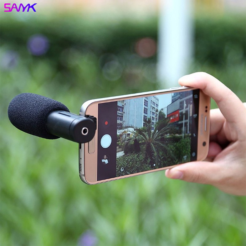 Sanyk 3.5Mm Vlogging Microphone Recording Microphone Suitable For