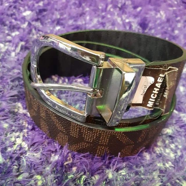 michael kors belt purple