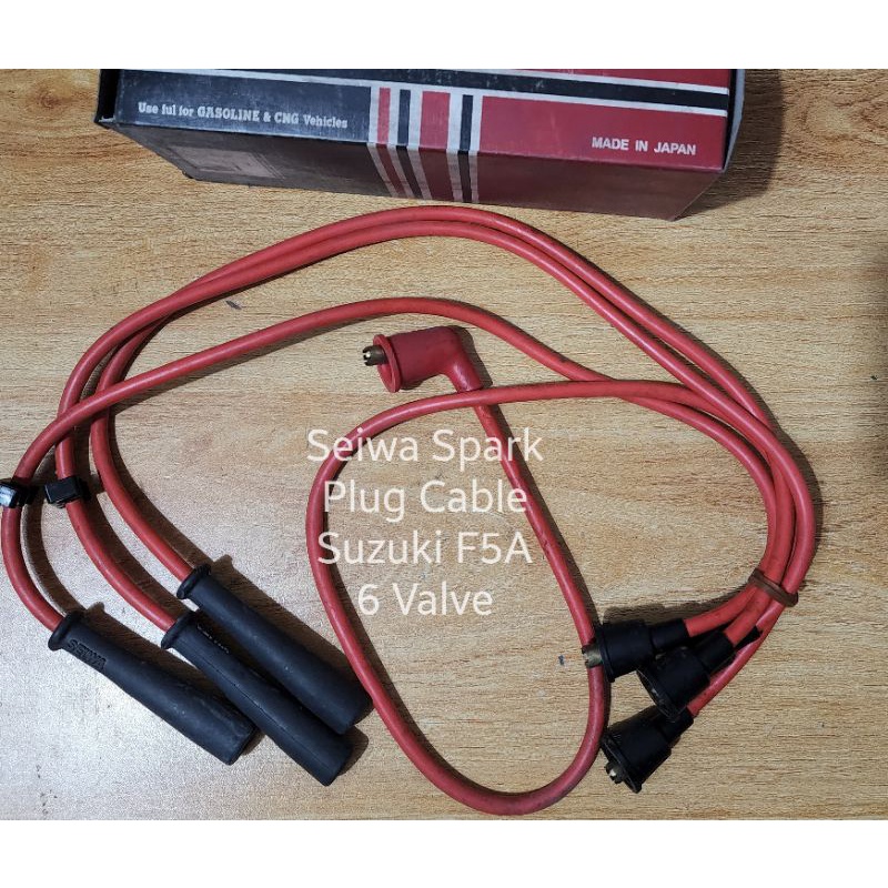 Seiwa Spark Plug Cable Suzuki F5A 6 Valve (3370079600) Japan Shopee