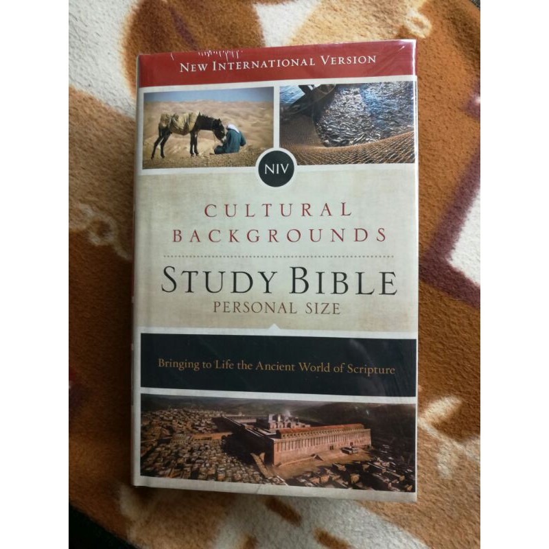 NIV Cultural Backgrounds Study Bible Personal Size Hard Cover | Shopee ...