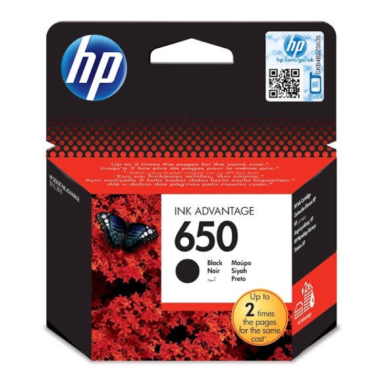 Empty HP 650 Ink Cartidges Black Cartridges Shopee Philippines