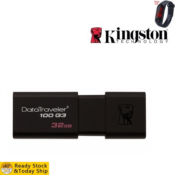 {3 years warranty } Kingston 32GB USB 3.0 DataTraveler 100 G3 Flash