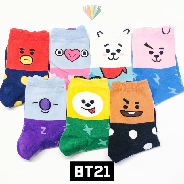 BTS ARMY BT21 Iconic Socks - Festival Series - Made in Korea | Shopee ...