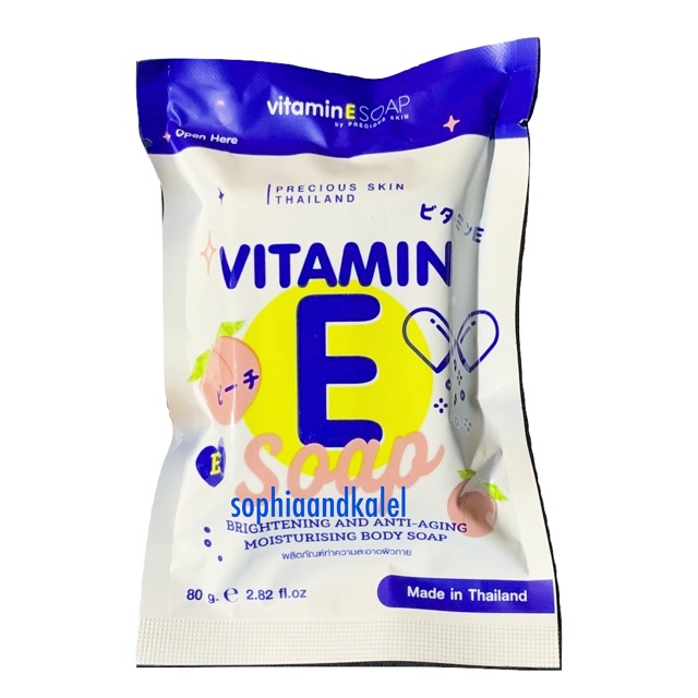 Precious Skin Vitamin E Soap Brightening and Anti Aging Shopee