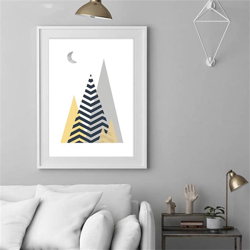Geometric Minimalist Canvas Art Posters Nursery Prints Modern Abstract Painting Wall Picture for Living Room Decoration