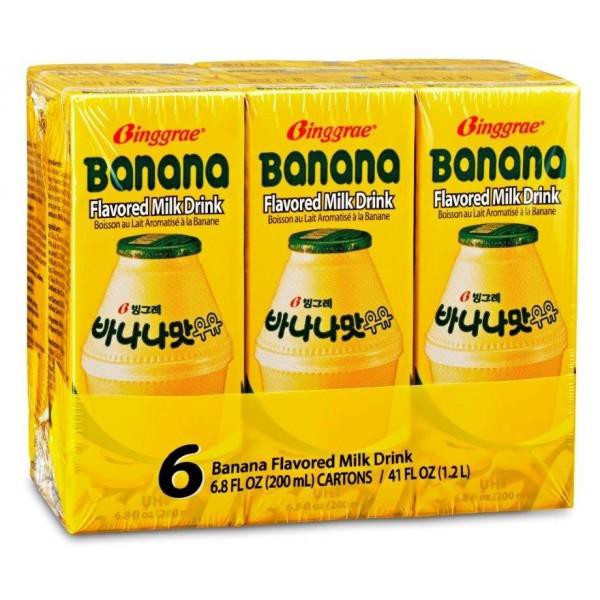 Binggrae Korean Banana Flavored Milk 200ml, 6 Packs | Shopee Philippines