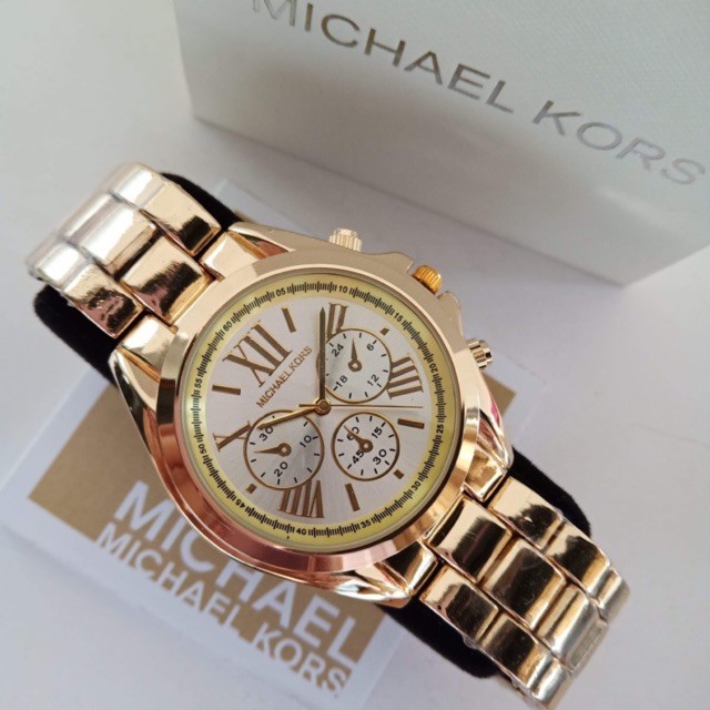 Michael Kors Watch MK Watch Ladies Watch for Women Bradshaw Fashion with  FREE Box and Battery | Shopee Philippines