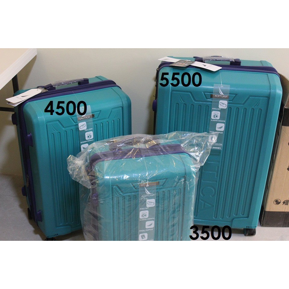 nautica luggage sizes