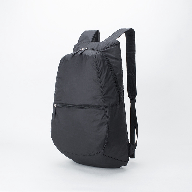 muji black backpack