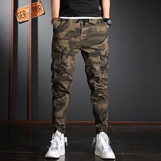 Camouflage 6 Pocket Men Sweats Sports Fitness Pants Joggers Slim Fit Cargo for New #8