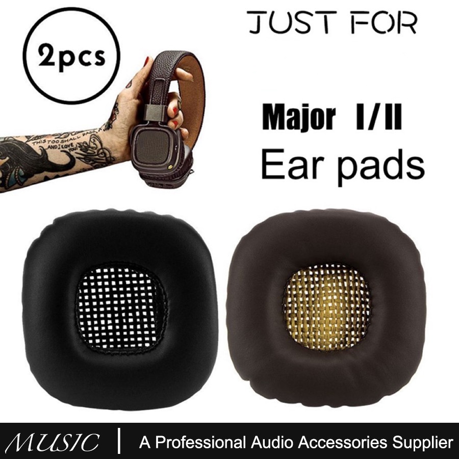 '2pcs' Replacement Ear Pads Covers Cushion For Marshall Major II