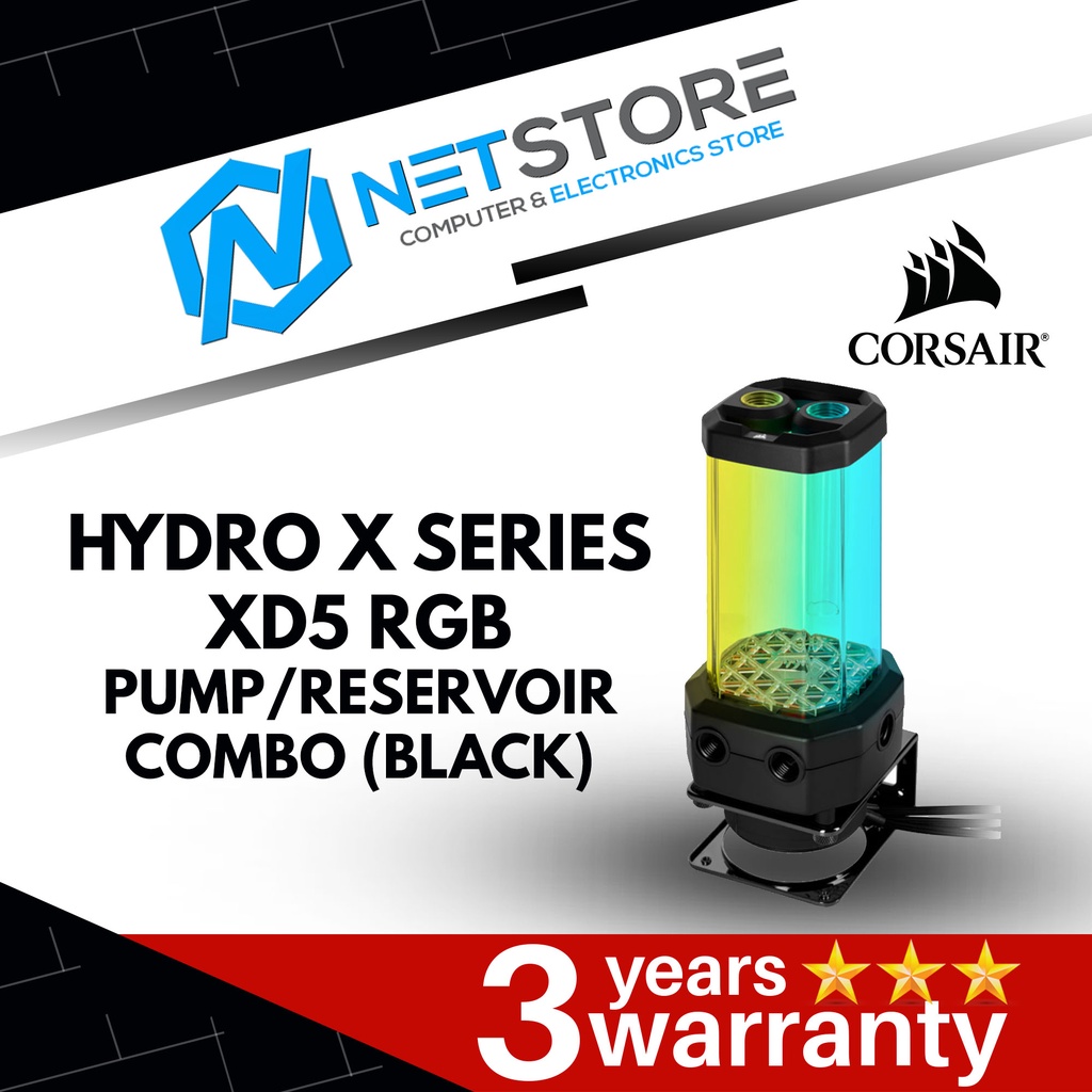 CORSAIR HYDRO X SERIES XD5 RGB PUMP/RESERVOIR COMBO (BLACK) CX