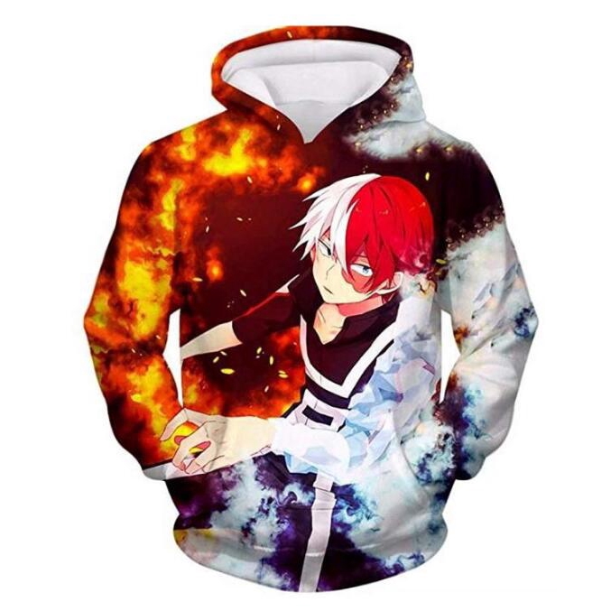 anime red hoodie