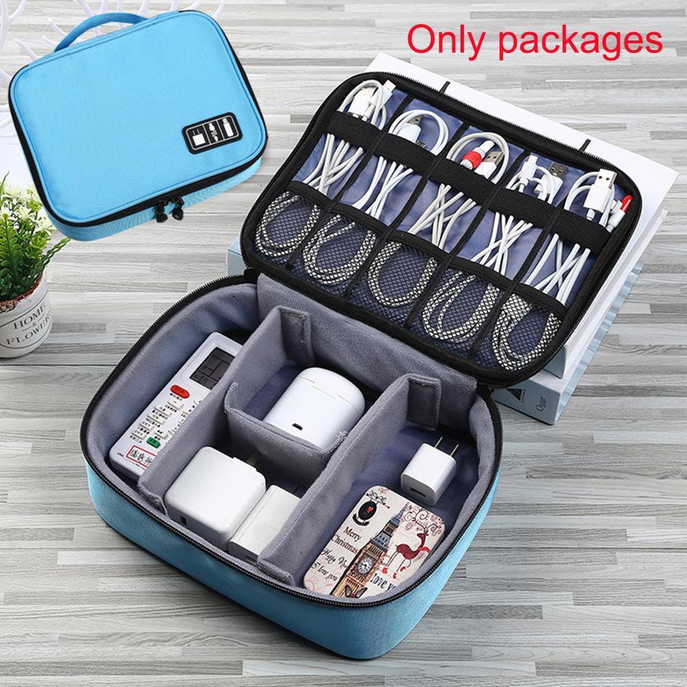 Travel Storage Bag USB Charger Cable Cord Electronics Daily Gadget Organizer  3
