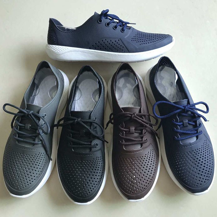 Men Breathable Hole Rubber Shoes | Shopee Philippines