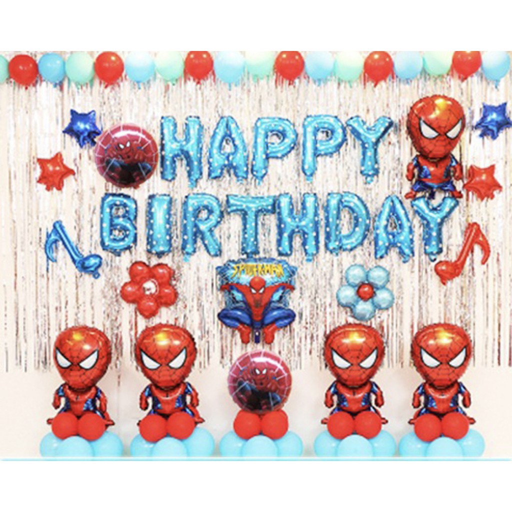 Superman Avengers United States Iron Man Hunting Goose Spiderman Shape  Birthday Party Supplies Party Decoration Aluminum Foil Balloons | Shopee  Philippines