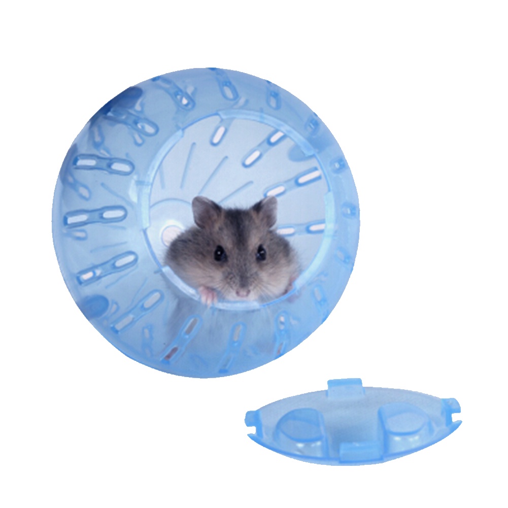 10cm Indoor Outdoor Pet Toy Plastic Hamster Ball Running Wheel Game Hollowed Out