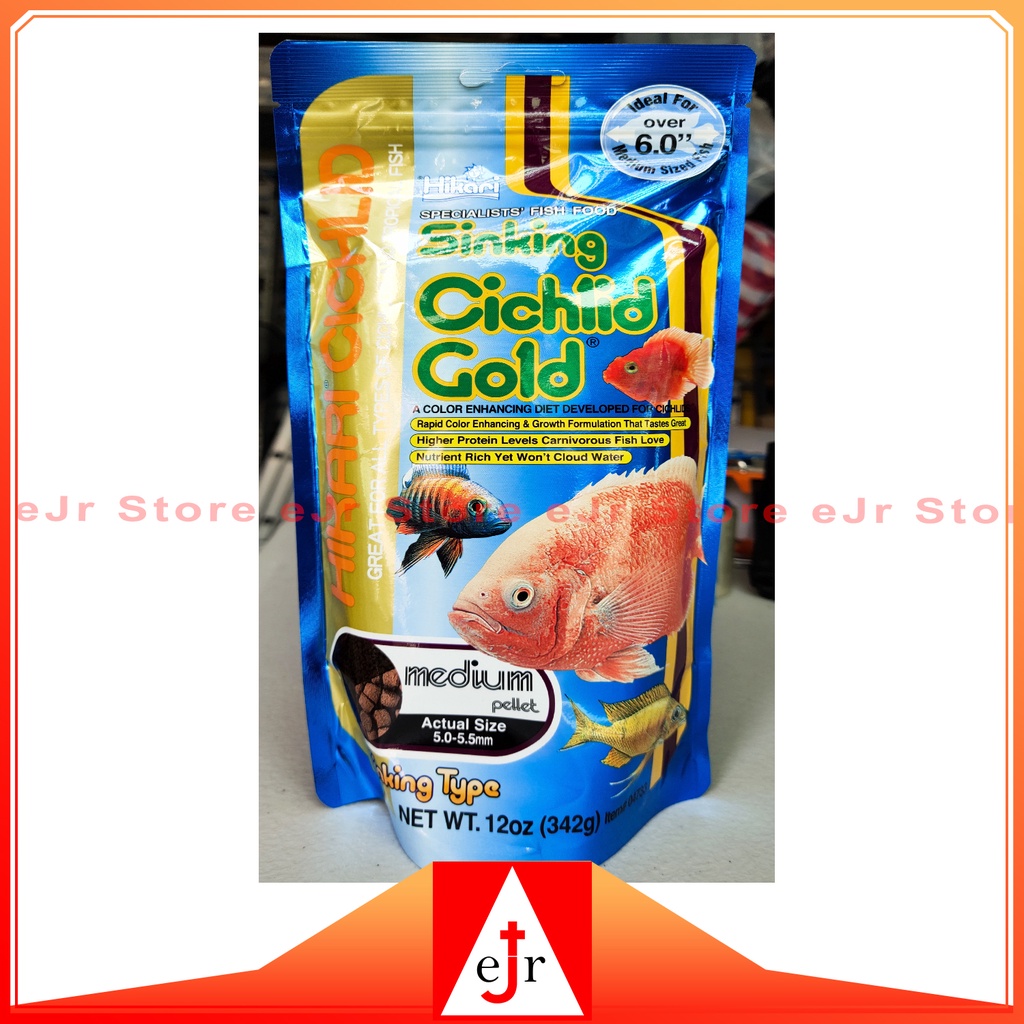 eJr Store - Hikari Sinking Cichlid Gold (Medium) 342g for Aquarium Cichlid Fish #3