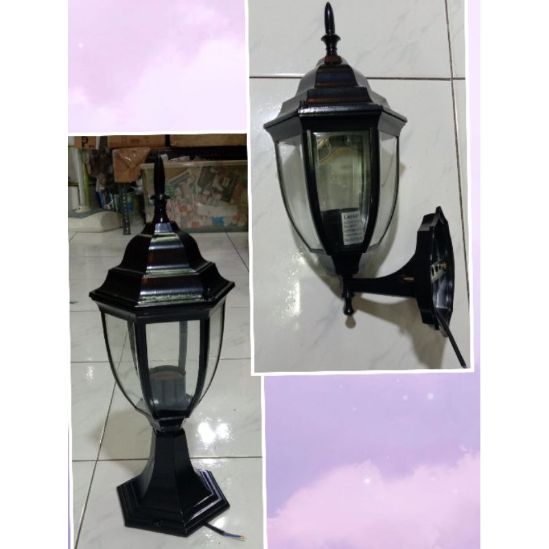 Outdoor Post Lamp Wall Black 282, Outdoor Post Lamps Philippines