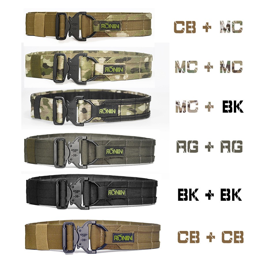 Tactical Ronin Belt 5cm MOLLE Suit Lnternal And External MC RG Ranger