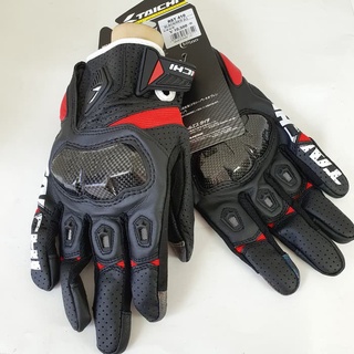 TAICHI RS RST410 Perforated Leather Motorcycle Mesh Gloves Motocross Racing Full Finger Gloves