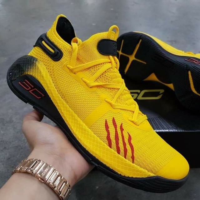 under armour curry 6 yellow