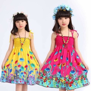 smocked dress for kids 3to6 y.o