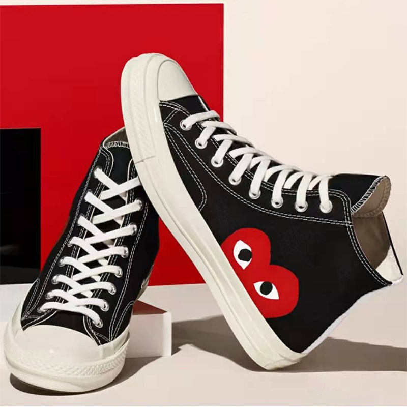 OEM Converse CDG Rei Kawakubo PLAY Love Joint 1970S Low Top Canvas ...
