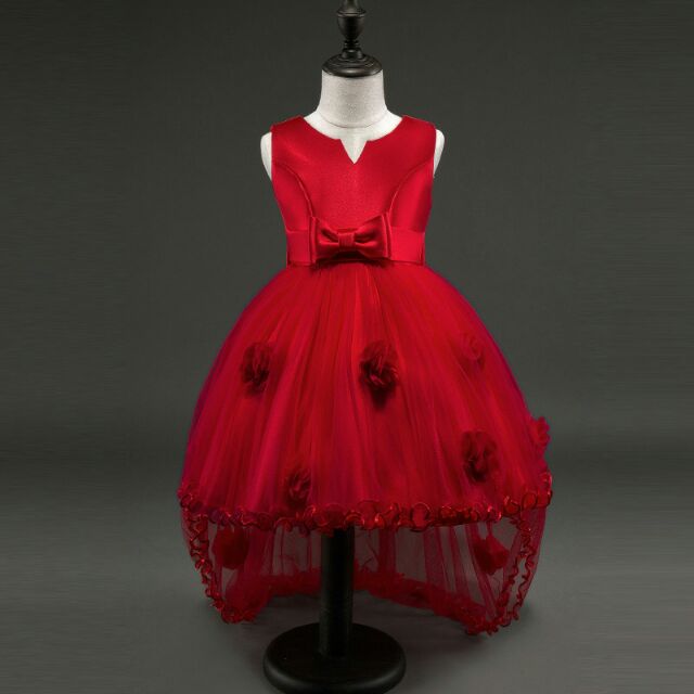 gown for kids red