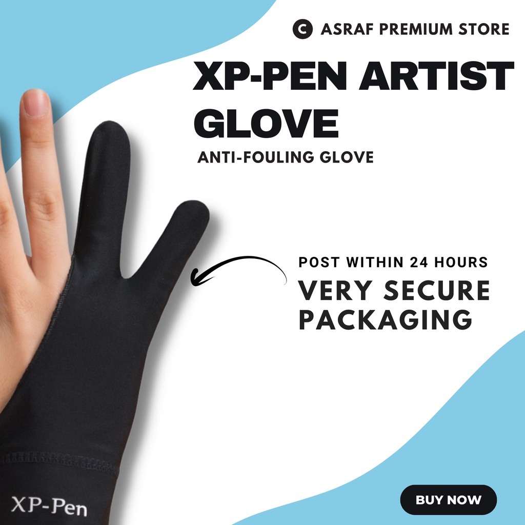 XPPEN Professional Artist Anti Fouling Lycra Glove S/M/L Size for Graphics Drawing Tablet