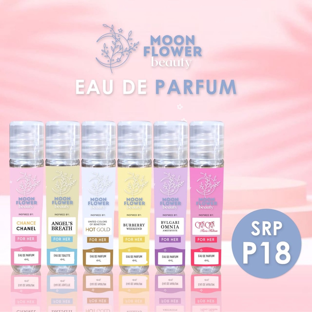 Moon Flower Moonflower Beauty Oil Based Perfume For HIM & HER 4ml