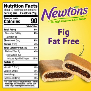 Newtons Fat Free Soft & Fruit Chewy Fig Cookies, 10 Oz Packs | Fat Free ...