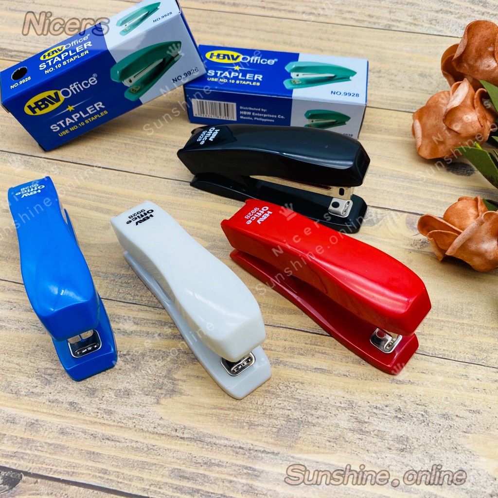 secure9928 HBW Plastic stapler use 10 staple WIRE(BALA) Shopee