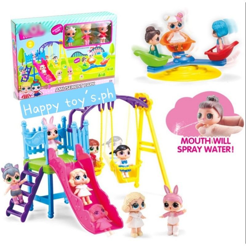 LOL amusement park toy doll game play swing swing roller Ferris wheel