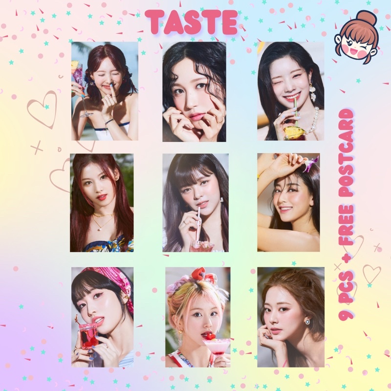 Twice Taste Of Love Photocards Shopee Philippines