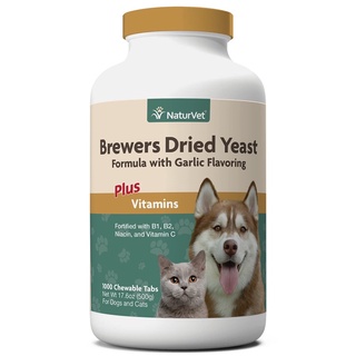 Naturvet Brewers Dried Yeast for Cats & Dogs, 1000 chewbales