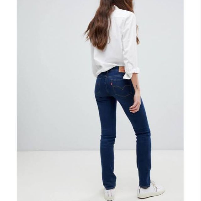 Levi's 712 Slim Straight Women's Denim Pants | Shopee Philippines