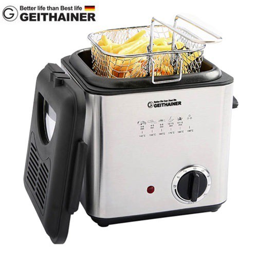 GEITHAINER Electric Mini deep Fryer GT100FR 1.2L Shopee Philippines