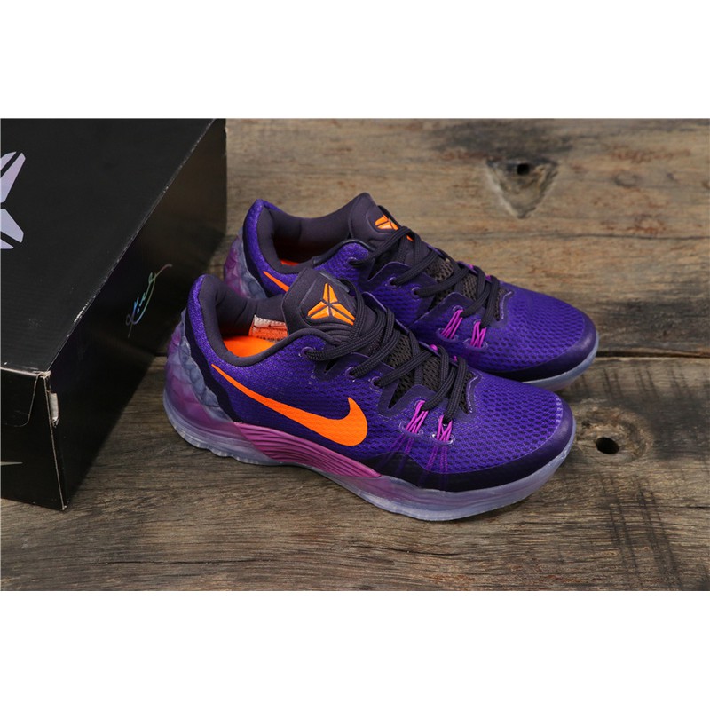 purple nike zoom basketball shoes