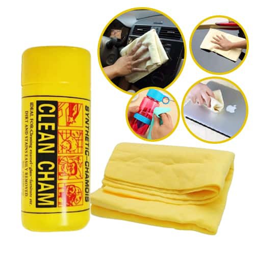 Car Clean Cham Synthetic Chamois Liquid Absorbing Sythetic Cleaning