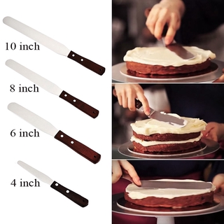 4/6/8/10 inch Stainless Steel Cake Spatula Butter Cream Icing Frosting Knife Smoother Kitchen Pastry Cake Decoration Tools #1